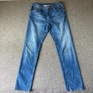 Strellson Regular Fit Jeans Mens 36X36‎ Medium Wash Cotton Hemp